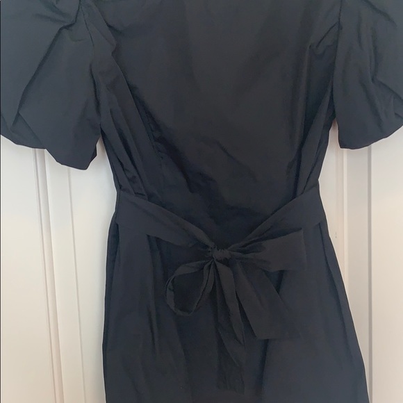 BCBGMaxazria balloon sleeve top with back bow - Picture 5 of 7